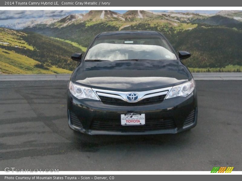 Cosmic Gray Metallic / Ivory 2014 Toyota Camry Hybrid LE