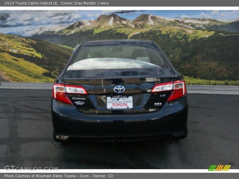Cosmic Gray Metallic / Ivory 2014 Toyota Camry Hybrid LE