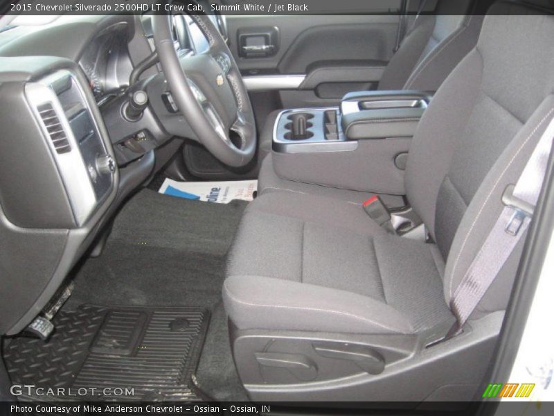 Summit White / Jet Black 2015 Chevrolet Silverado 2500HD LT Crew Cab