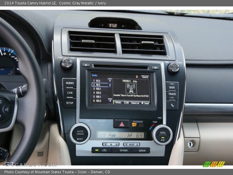 Cosmic Gray Metallic / Ivory 2014 Toyota Camry Hybrid LE