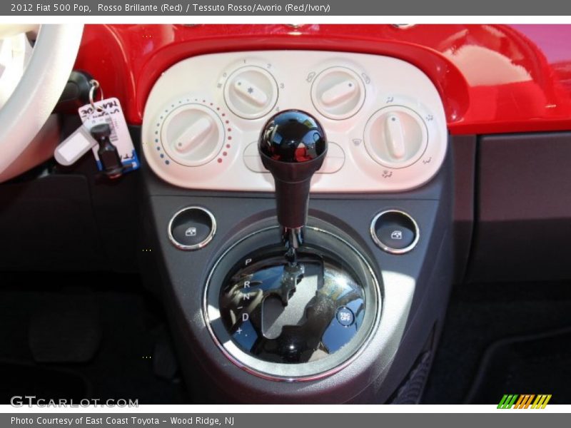 Rosso Brillante (Red) / Tessuto Rosso/Avorio (Red/Ivory) 2012 Fiat 500 Pop