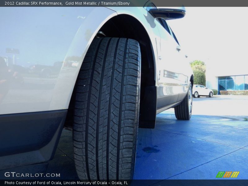 Gold Mist Metallic / Titanium/Ebony 2012 Cadillac SRX Performance