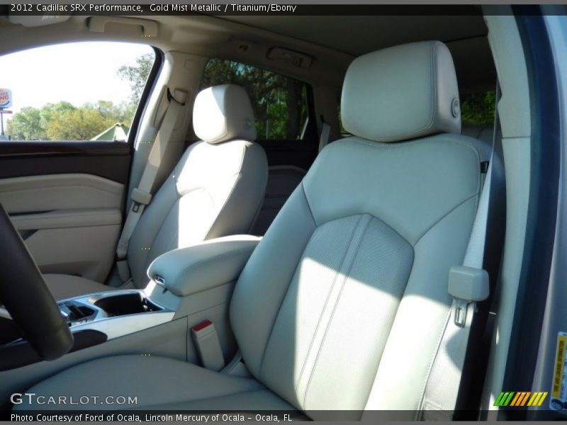 Gold Mist Metallic / Titanium/Ebony 2012 Cadillac SRX Performance
