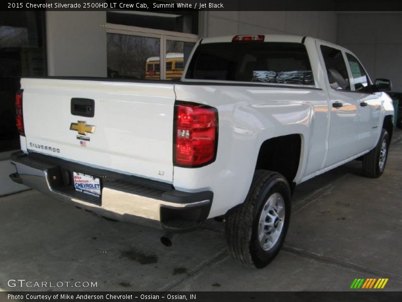 Summit White / Jet Black 2015 Chevrolet Silverado 2500HD LT Crew Cab