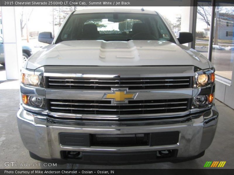 Summit White / Jet Black 2015 Chevrolet Silverado 2500HD LT Crew Cab
