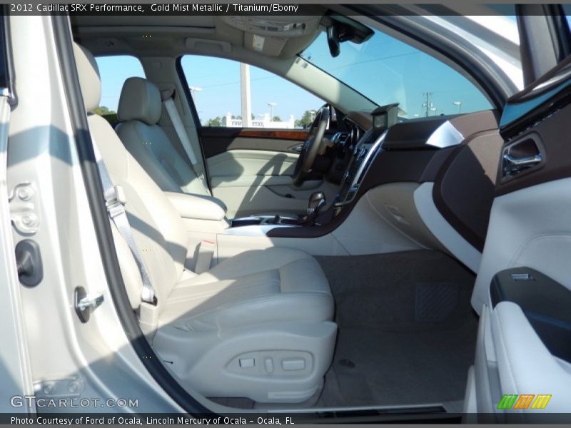 Gold Mist Metallic / Titanium/Ebony 2012 Cadillac SRX Performance