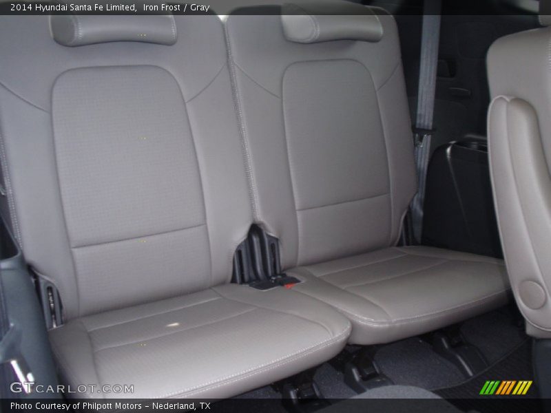 Rear Seat of 2014 Santa Fe Limited