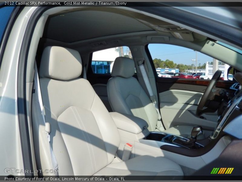 Gold Mist Metallic / Titanium/Ebony 2012 Cadillac SRX Performance