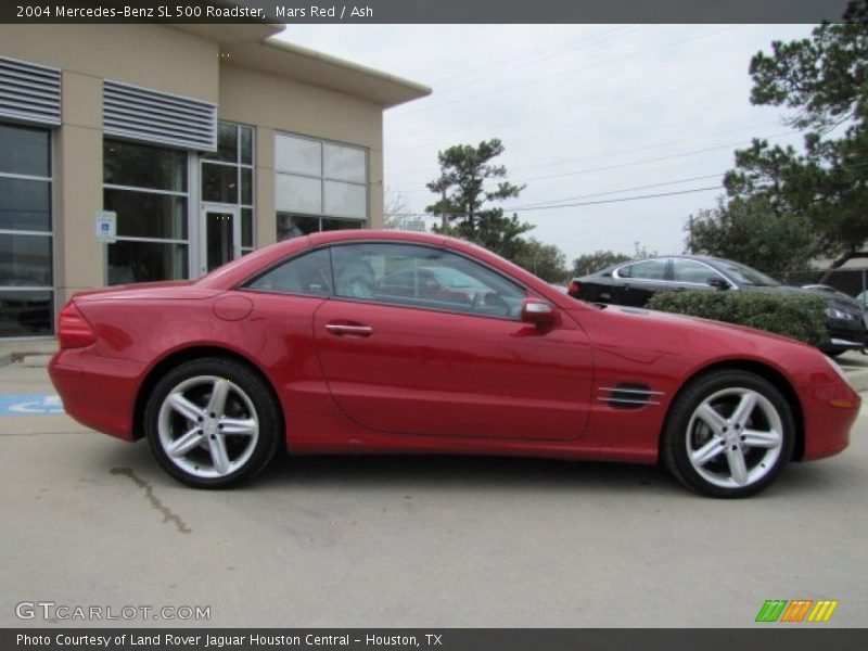 Mars Red / Ash 2004 Mercedes-Benz SL 500 Roadster