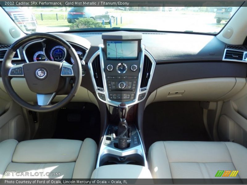 Gold Mist Metallic / Titanium/Ebony 2012 Cadillac SRX Performance