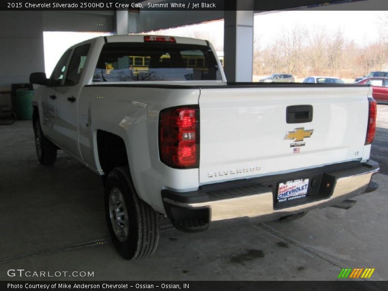 Summit White / Jet Black 2015 Chevrolet Silverado 2500HD LT Crew Cab