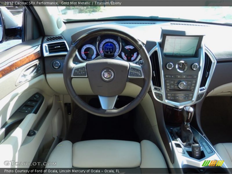 Gold Mist Metallic / Titanium/Ebony 2012 Cadillac SRX Performance