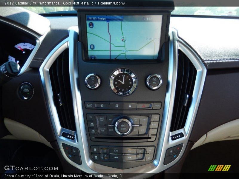 Gold Mist Metallic / Titanium/Ebony 2012 Cadillac SRX Performance
