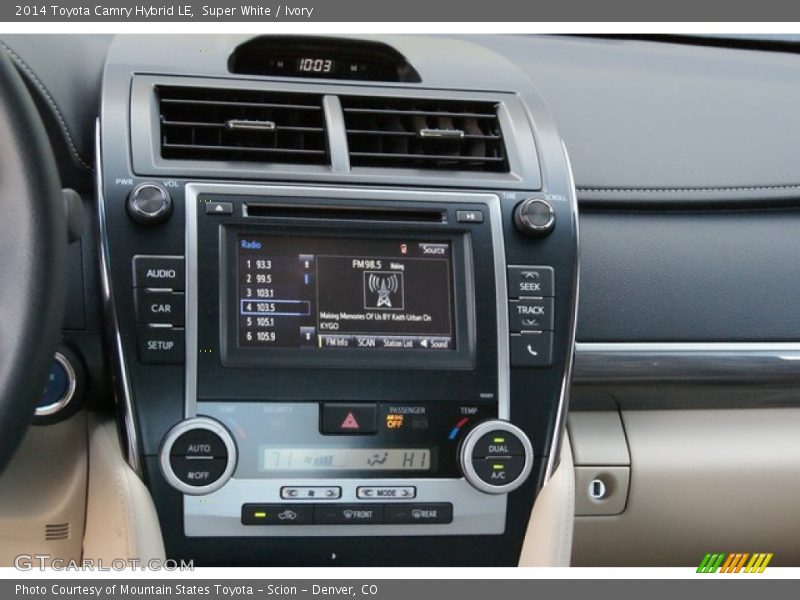 Super White / Ivory 2014 Toyota Camry Hybrid LE