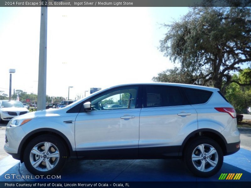 Ingot Silver / Medium Light Stone 2014 Ford Escape SE 2.0L EcoBoost