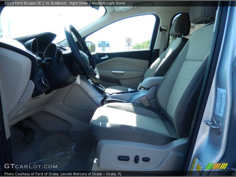 Ingot Silver / Medium Light Stone 2014 Ford Escape SE 2.0L EcoBoost
