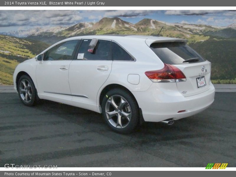 Blizzard White Pearl / Light Gray 2014 Toyota Venza XLE