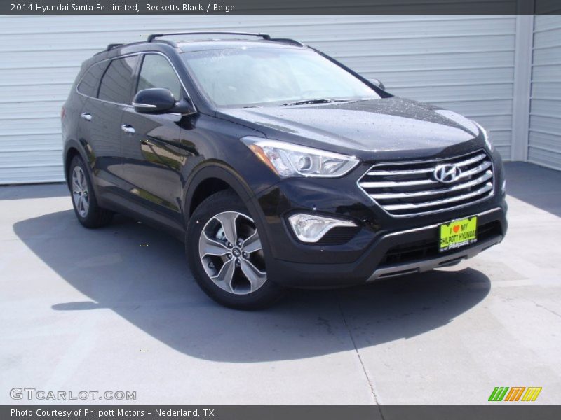 Becketts Black / Beige 2014 Hyundai Santa Fe Limited