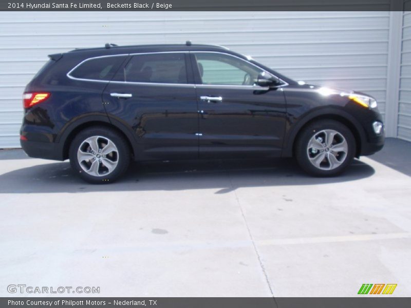 Becketts Black / Beige 2014 Hyundai Santa Fe Limited