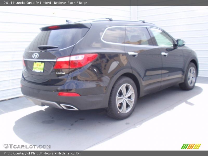 Becketts Black / Beige 2014 Hyundai Santa Fe Limited