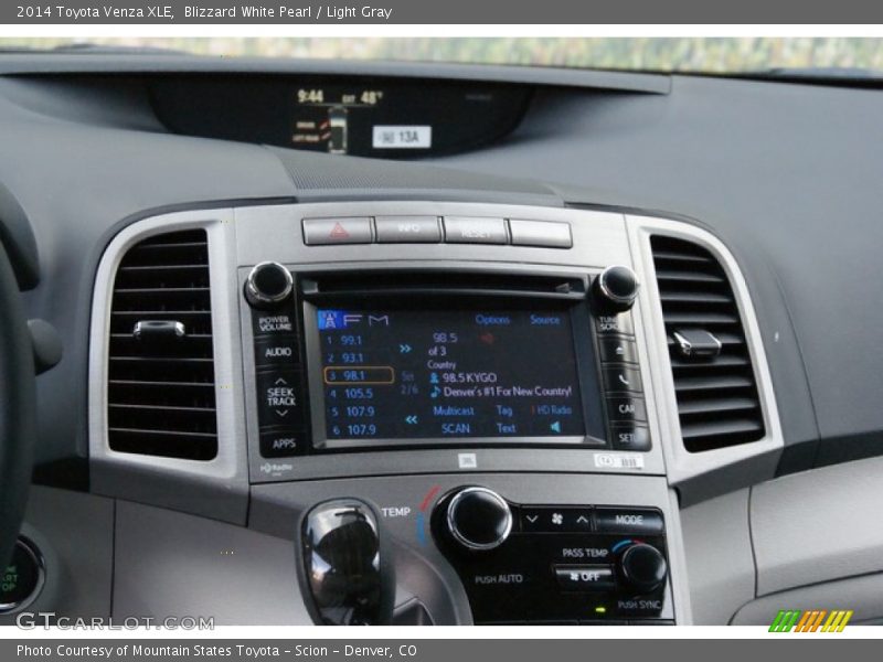Blizzard White Pearl / Light Gray 2014 Toyota Venza XLE