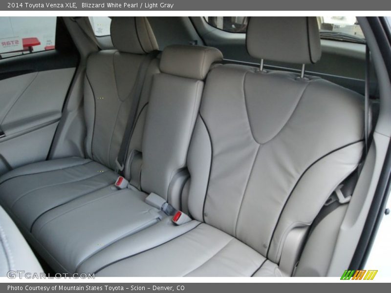 Blizzard White Pearl / Light Gray 2014 Toyota Venza XLE
