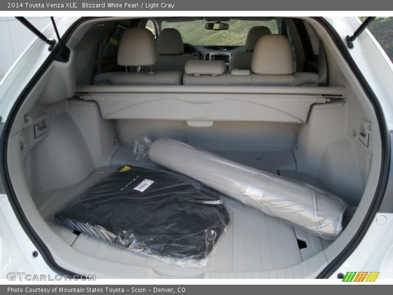 Blizzard White Pearl / Light Gray 2014 Toyota Venza XLE