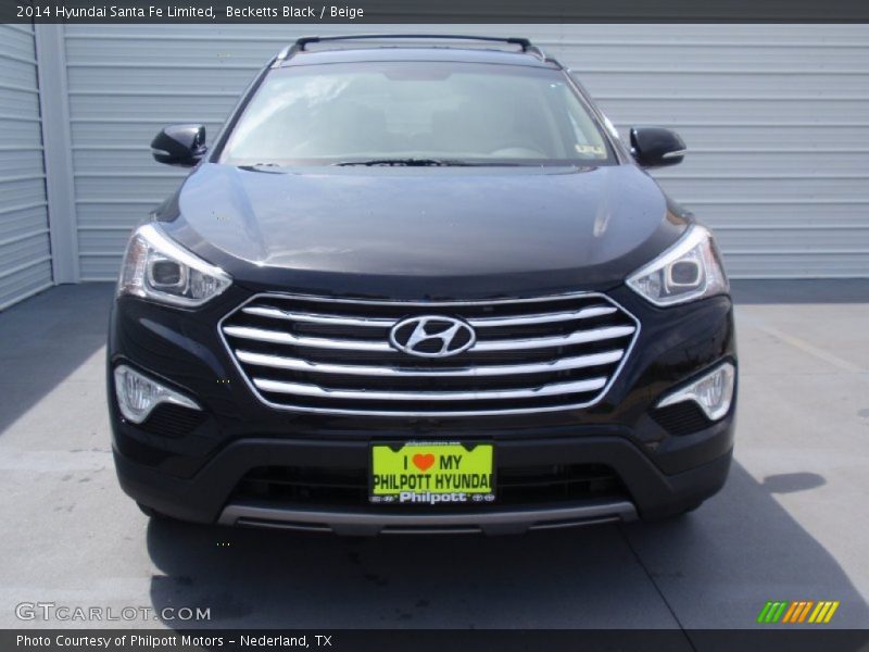 Becketts Black / Beige 2014 Hyundai Santa Fe Limited