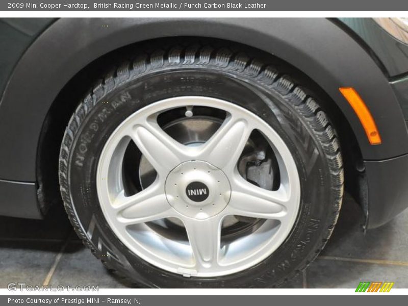 British Racing Green Metallic / Punch Carbon Black Leather 2009 Mini Cooper Hardtop