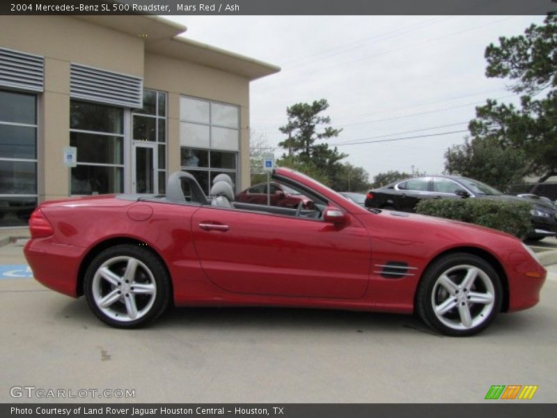 Mars Red / Ash 2004 Mercedes-Benz SL 500 Roadster