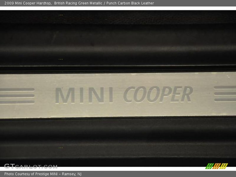 British Racing Green Metallic / Punch Carbon Black Leather 2009 Mini Cooper Hardtop