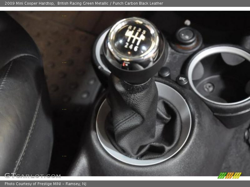 British Racing Green Metallic / Punch Carbon Black Leather 2009 Mini Cooper Hardtop