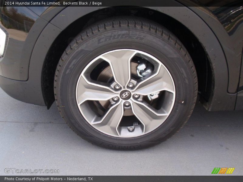 Becketts Black / Beige 2014 Hyundai Santa Fe Limited