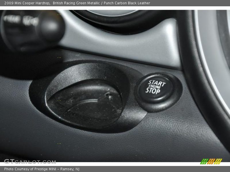 British Racing Green Metallic / Punch Carbon Black Leather 2009 Mini Cooper Hardtop