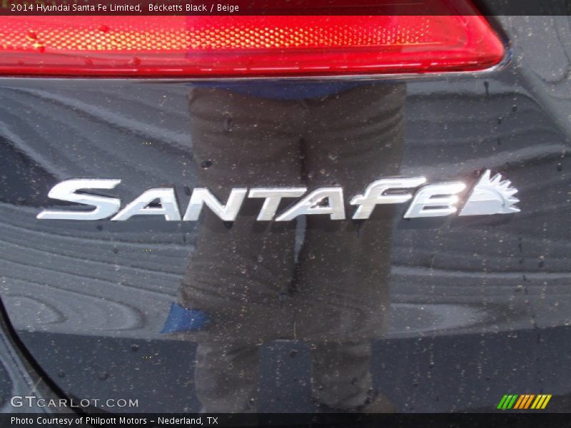 Becketts Black / Beige 2014 Hyundai Santa Fe Limited