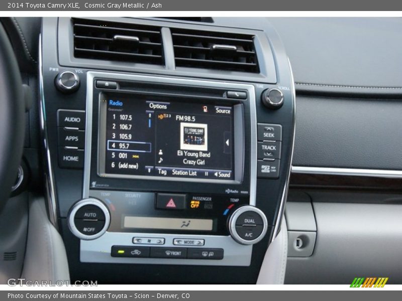 Cosmic Gray Metallic / Ash 2014 Toyota Camry XLE