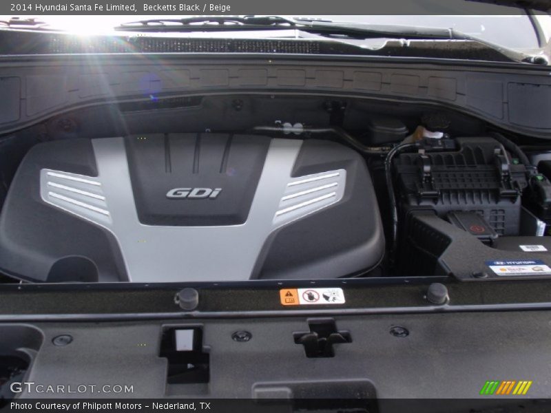 Becketts Black / Beige 2014 Hyundai Santa Fe Limited
