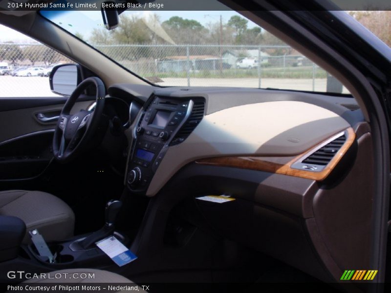 Becketts Black / Beige 2014 Hyundai Santa Fe Limited