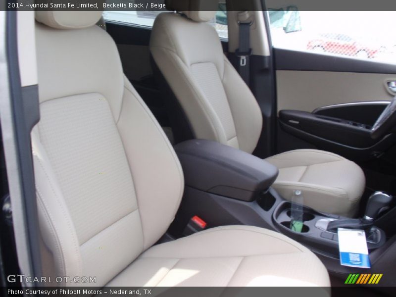 Becketts Black / Beige 2014 Hyundai Santa Fe Limited