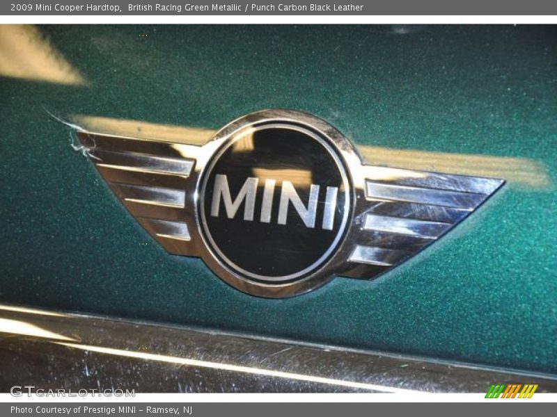 British Racing Green Metallic / Punch Carbon Black Leather 2009 Mini Cooper Hardtop