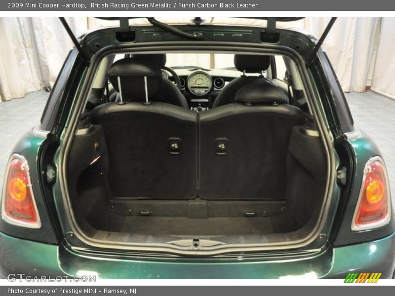 British Racing Green Metallic / Punch Carbon Black Leather 2009 Mini Cooper Hardtop