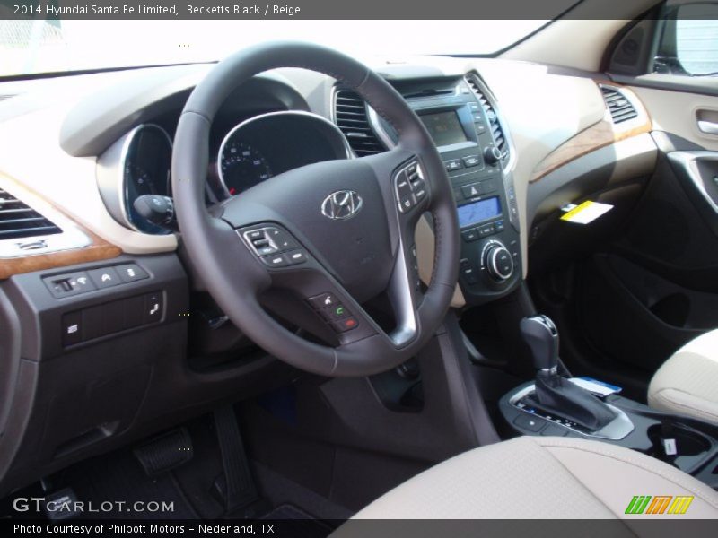 Becketts Black / Beige 2014 Hyundai Santa Fe Limited