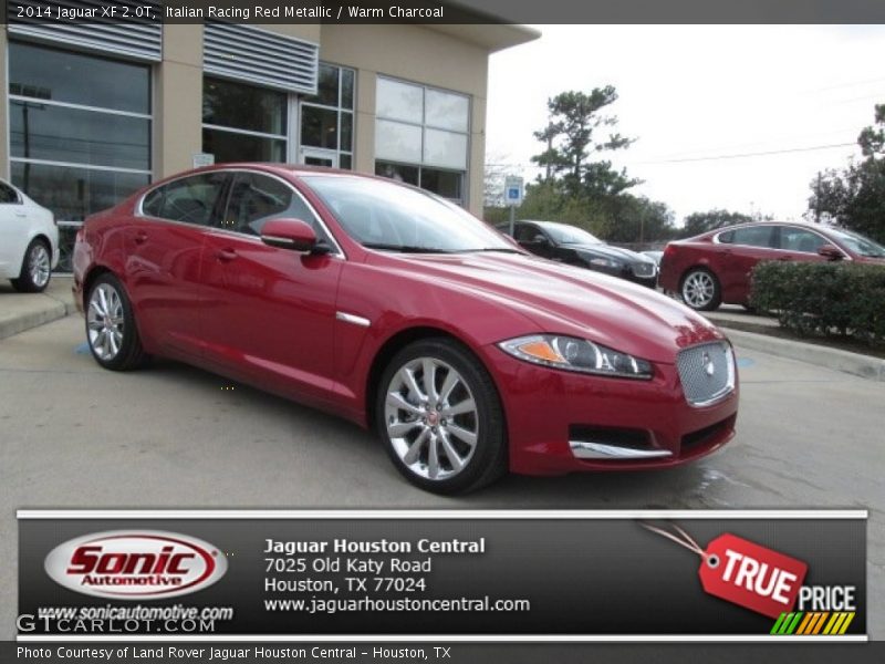 Italian Racing Red Metallic / Warm Charcoal 2014 Jaguar XF 2.0T