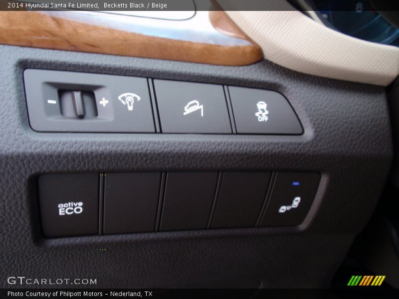 Becketts Black / Beige 2014 Hyundai Santa Fe Limited