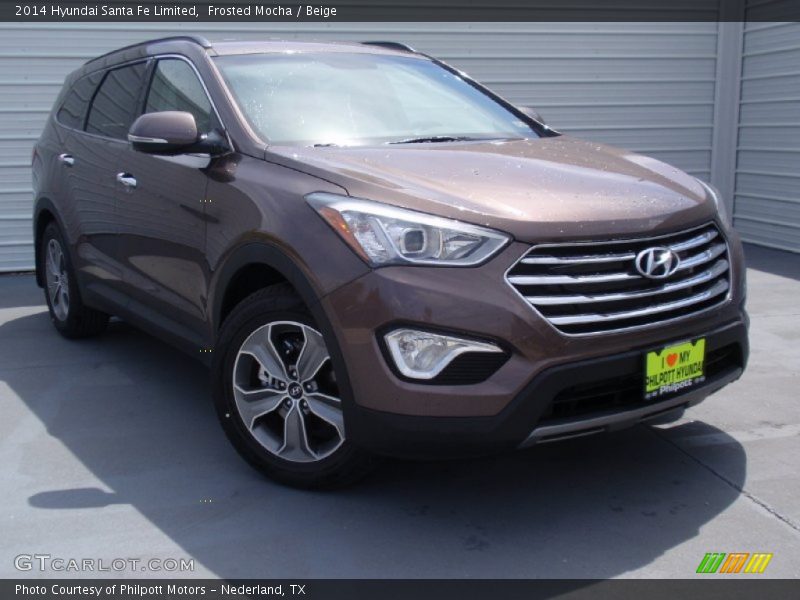 Frosted Mocha / Beige 2014 Hyundai Santa Fe Limited