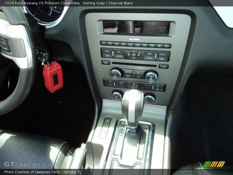 Sterling Gray / Charcoal Black 2014 Ford Mustang V6 Premium Convertible