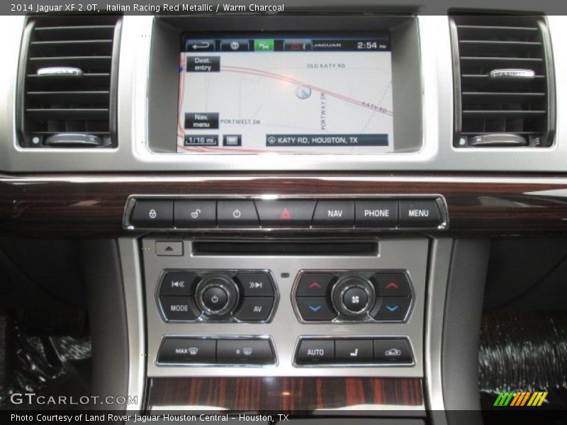 Controls of 2014 XF 2.0T