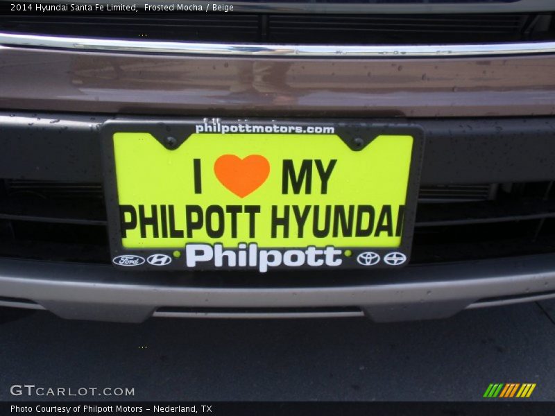 Frosted Mocha / Beige 2014 Hyundai Santa Fe Limited