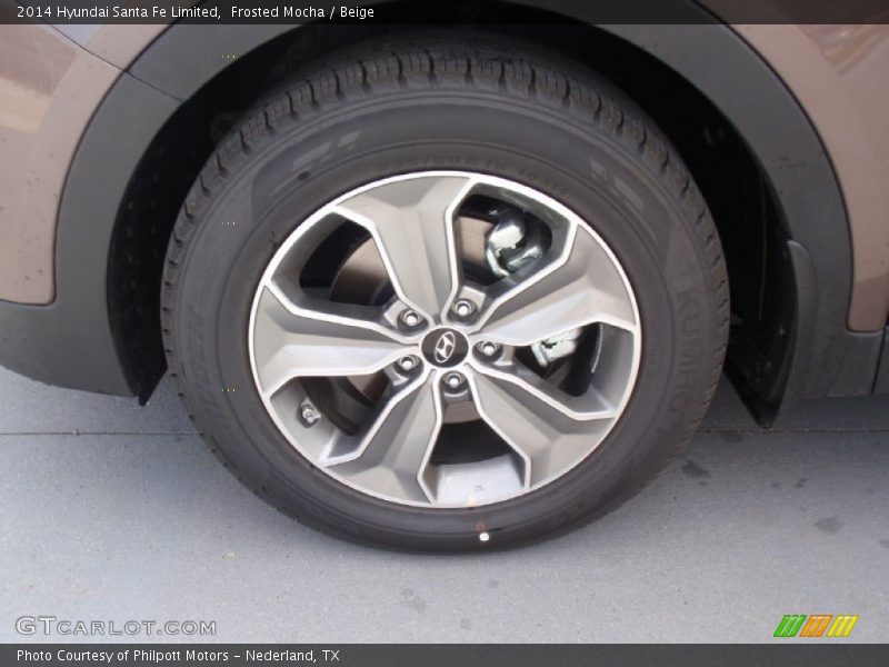 2014 Santa Fe Limited Wheel