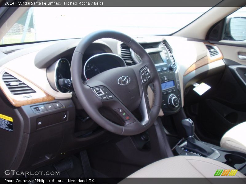 Beige Interior - 2014 Santa Fe Limited 